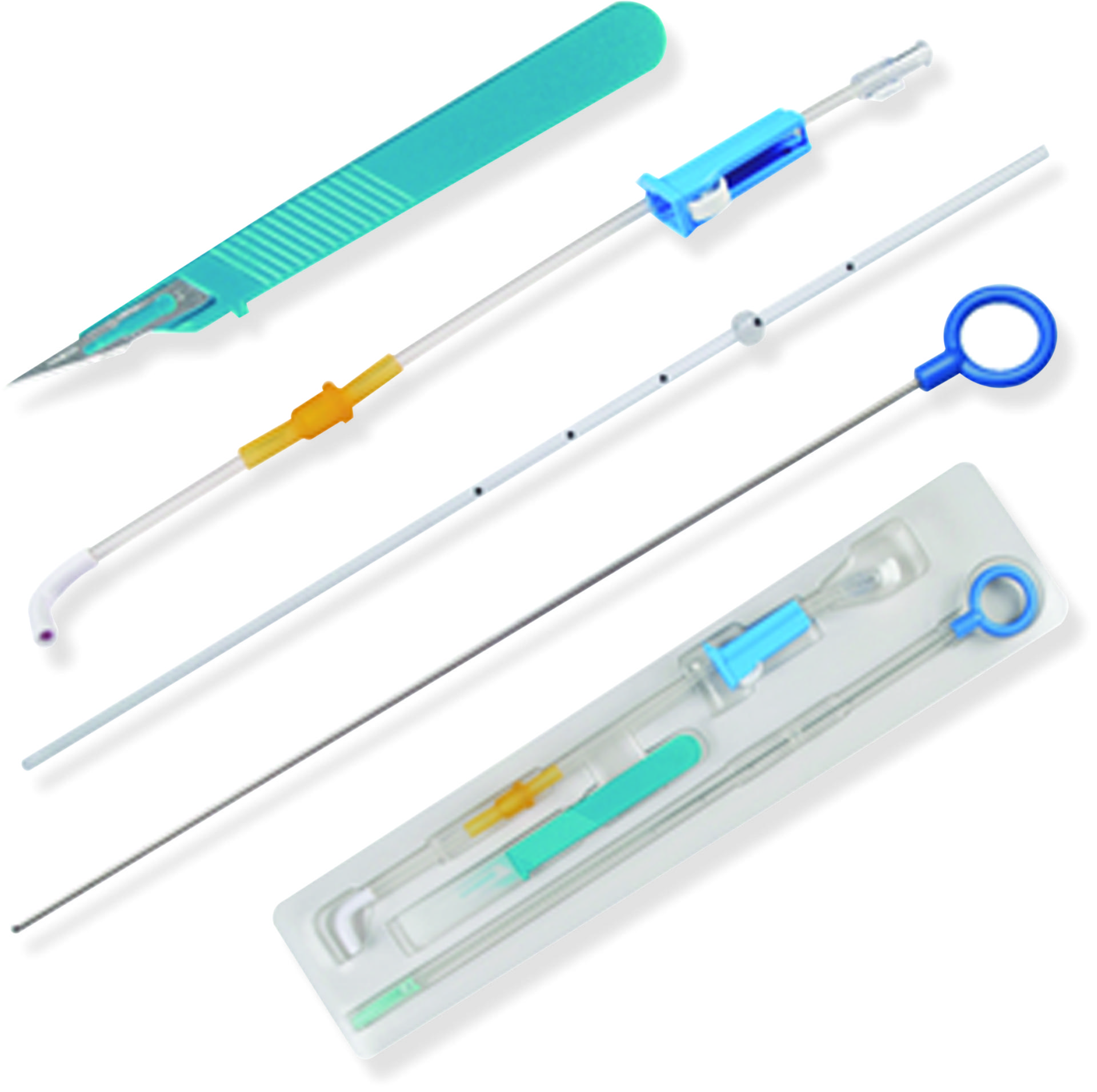 Swan Neck Catheter – Peritoneal Dialysis Kit